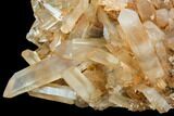 Tangerine Quartz Crystal Cluster - Madagascar #107082-2